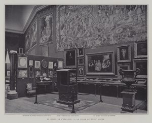 1700-talsrum i barndomsmuseet i Petit Palais, Paris (s/v foto) av French Photographer