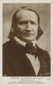 Alfred de Vigny (1797-1863), fransk poet och romanförfattare av French Photographer