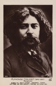 Alphonse Daudet (1840-1897), fransk författare av French Photographer