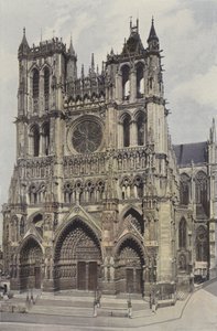 Amiens, katedralens fasad av French Photographer