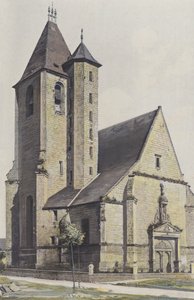 Assier, Kyrka, Ensemble N O av French Photographer