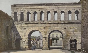Autun, Porte Saint-Andre, Tillsammans av French Photographer