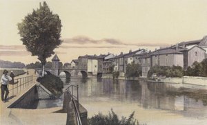 Bar-le-Duc, Notre-Dame-bron, på Ornain av French Photographer