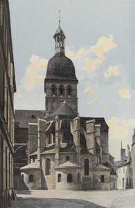 Beaune, Notre-Dame-kyrkan, Apsid av French Photographer
