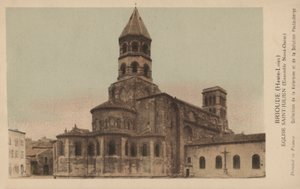Brioude, Haute-Loire, Saint-Julien-kyrkan av French Photographer