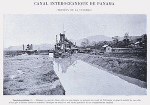 Panama Interoceanic Canal, Culebra Works (s/v foto) av French Photographer