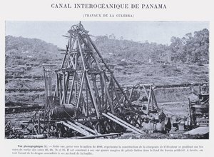 Panama Interoceanic Canal, Culebra Works (s/v foto) av French Photographer