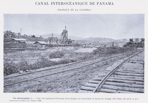 Panama Interoceanic Canal, Culebra Works (s/v foto) av French Photographer