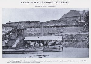 Panama Interoceanic Canal, Culebra Works (s/v foto) av French Photographer