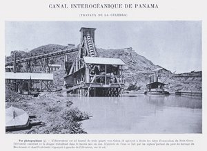 Panama Interoceanic Canal, Culebra Works (s/v foto) av French Photographer