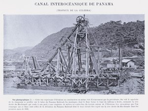 Panama Interoceanic Canal, Culebra Works (s/v foto) av French Photographer