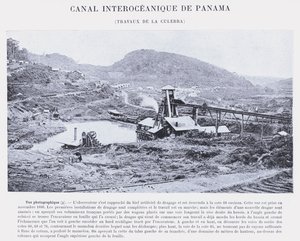 Panama Interoceanic Canal, Culebra Works (s/v foto) av French Photographer