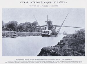 Panama Interoceanic Canal, Chagres Valley Works (s/v foto) av French Photographer