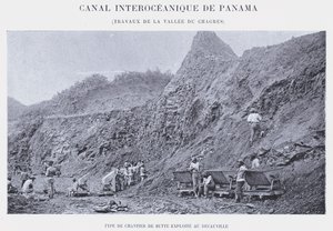 Panama Interoceanic Canal, Chagres Valley Works (s/v foto) av French Photographer