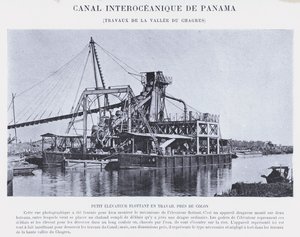 Panama Interoceanic Canal, Chagres Valley Works (s/v foto) av French Photographer