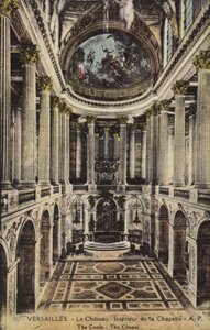 Kapellet i slottet i Versailles (färgfoto) av French Photographer