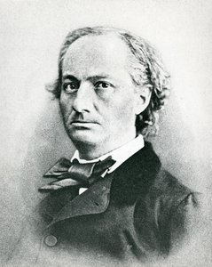Charles Baudelaire (1821-67) (s/v foto) av French Photographer
