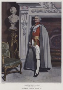Charles le Bargy som Christian VII i Struensee (färgat foto)