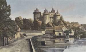 Combourg, slottet av French Photographer