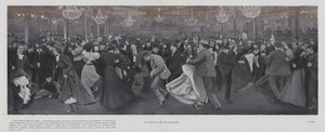 Dans på Moulin de la Galette, Paris (s/v foto) av French Photographer