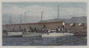Jagare i Toulons hamn, Frankrike (färgfoto) av French Photographer