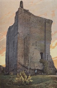 Domfront, Dungeon, exteriör vy av French Photographer