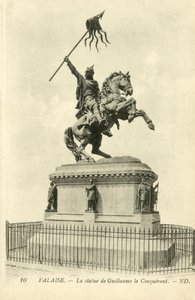 Falaise, Statyn av Vilhelm Erövraren, ND av French Photographer