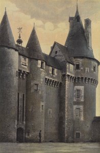 Fougeres, Chateau, Fasad O av French Photographer