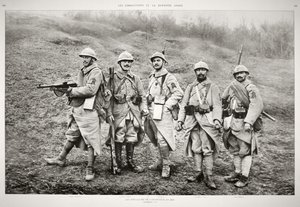 Franskt infanteri och vapen av French Photographer