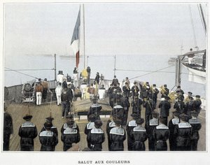 Franska flottan, slutet av artonhundratalet: räddning till färger - Bibl. des Arts deco. av French Photographer
