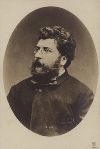 Georges Bizet, fransk tonsättare, främst av operor (1838-1875) av French Photographer