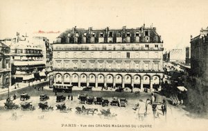 Grands Magasins du Louvre varuhus, Paris av French Photographer