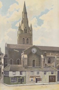 Grenoble, Church of Saint-Andre, Cote N av French Photographer