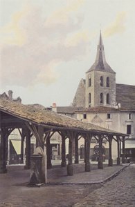 Gitarrer, Gamla salen och kyrkans klocktorn av French Photographer
