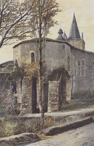 Hagetmau, Kyrka, Cote de labside av French Photographer