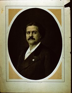 imp. Lemercier & Co. porträtt av en man (sepiafoto) av French Photographer
