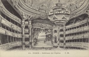 Interiör av Operan, Paris av French Photographer