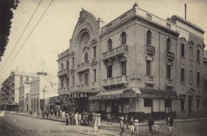 Italienska teatern, Tunis, Tunisien av French Photographer