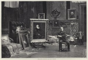 Jean-Joseph Benjamin-Constant i sin verkstad av French Photographer
