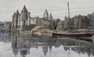 Josselin, slottet i familjen Rohan av French Photographer