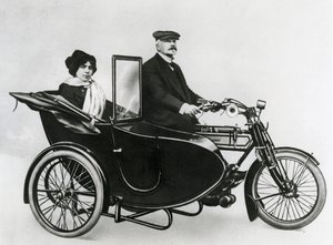 Jouve & Co. sidvagn, 1914 av French Photographer