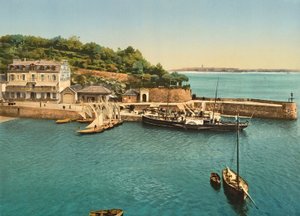 Dalens näbb, Dinard, 1890-1900 av French Photographer
