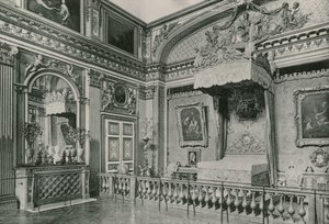 La Chambre a couche de Louis XIV, Ludvig XIV:s sängrum (fotogravyr) av French Photographer
