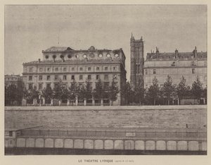 Pariskommunen, Le Theatre Lyrique, efter den 25 maj (s/v foto) av French Photographer