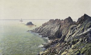 Pointe Du Raz De Sein, östlig utsikt av French Photographer