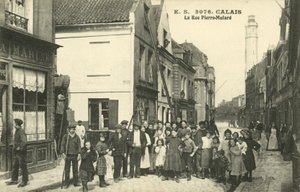 Rue Pierre-Mulard, Calais (s/v foto) av French Photographer