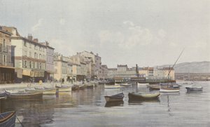 La Seyne, utsikt från kajen (Small Rade of Toulon) av French Photographer