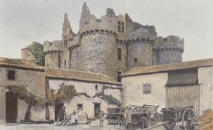 Le Breuil-sous-Argenton, ruinerna av Chateau de Beaupinay av French Photographer