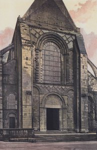 Le Mans, Cathedrale, Fasad O av French Photographer