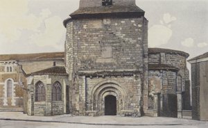 Le Mas-DAgenais, Kyrka, Fasad S av French Photographer